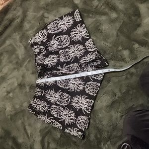 COPY - Lauren James Pineapple Printed Shorts Medium